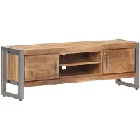 vidaXL Armoire TV 120x30x40 cm Bois de manguier rugueux