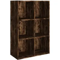 vidaXL Bibliothèque/Buffet Chêne fumé 66x30x98 cm Bois d'ingénierie