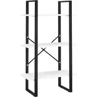 vidaXL Étagère de rangement blanc 60x30x105 cm bois d'ingénierie