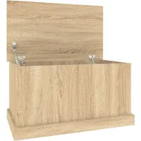 vidaXL Coffre Chêne Sonoma 70x40x38 cm Bois composite
