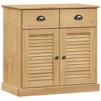 vidaXL Sideboard avec tiroirs VIGO 78x40x75 cm pin massif