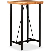 vidaXL Table de bar en bois massif d'acacia 60 x 60 x 107 cm