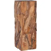 vidaXL Table d'appoint 30x30x80 cm Bois de teck solide