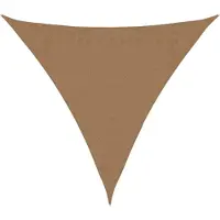 vidaXL Voile d'ombrage 160 g/m² Taupe 3x3x3 m PEHD