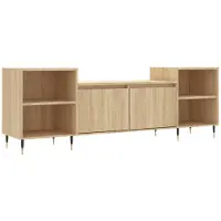 vidaXL Armoire TV Chêne Sonoma 160x35x55 cm Bois composite