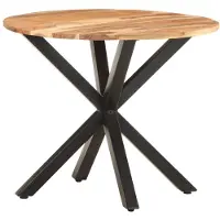 vidaXL Table d'appoint 68x68x56 cm Bois d'acacia massif