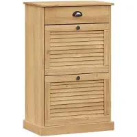 vidaXL Armoire à chaussures VIGO 60x35x96 cm bois massif de pin