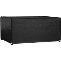 vidaXL Housse de salon de jardin 8 œillets 180x135x80 cm rectangulaire