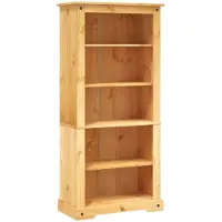 vidaXL Bibliothèque 5 niveaux Gamme Corona Pin mexicain 80x40x170 cm