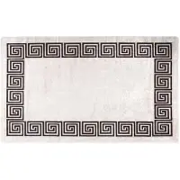 vidaXL Tapis lavable antidérapant 120x180 cm beige clair