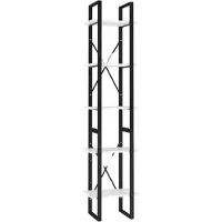 vidaXL Bibliothèque à 5 niveaux Blanc 40x30x175 cm Bois ingénierie