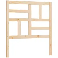 vidaXL Tête de lit 96x4x104 cm pin massif