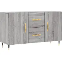 vidaXL Sideboard Gris Sonoma 100x36x60 cm Bois composite