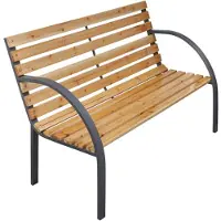 vidaXL Banc de jardin 112 cm bois massif sapin