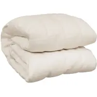 vidaXL Couverture lestée Crème clair 200x225 cm 9 kg Tissu