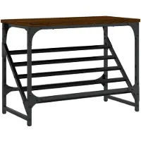 vidaXL Étagère à chaussures chêne marron 60x30x45 cm bois d'ingénierie