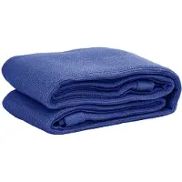 vidaXL Tapis de tente 400x700 cm Bleu PEHD
