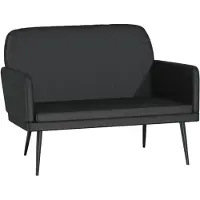 vidaXL Banc Noir 107x80x81 cm Similicuir