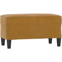 vidaXL Banc Marron 70x35x41 cm Velours