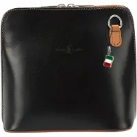 DrachenLeder Sac bandoulière noir