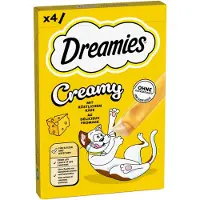 Dreamies Catisfactions Creamy Snacks pour chat - fromage (44 x 10 g)