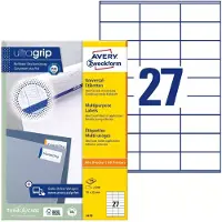 Avery Zweckform A4 70x32 Mm Stickers Clair Enfants