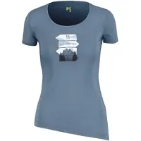 Karpos Direction Short Sleeve T-shirt Bleu S Femme