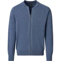 Casamoda Casual Regular Fit Cardigan bleu, Unicolore