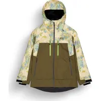 Picture - Veste de ski imper-respirant - Exa Jkt Timeless Flower Printed pour Femme - Taille S - Kaki