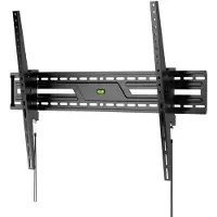 Goobay 79760 Support mural pour téléviseur Essential TILT (XL), noir - 43 à 100 pouces (109–254 cm), max. 75 kg