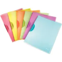 Leitz Classeur à pince ColorClip Rainbow, DIN A4, PP, 1 pièces assorties (A4, 1x)
