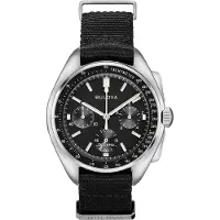 Bulova Chronographe 'Lunar Pilot' Montre Homme 96A225