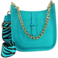 Florence Sac bandoulière turquoise