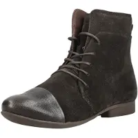 Think! Bottines à lacets brun foncé