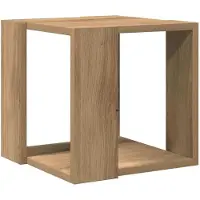 vidaXL Table basse en chêne Artisan 32 x 32 x 30 cm Bois composite