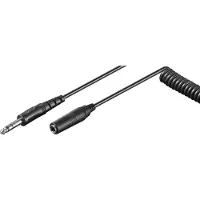 Goobay Câble auxiliaire d'extension - Jack 6,3 mm Stéréo mâle vers Jack 6