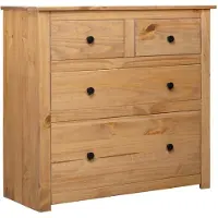 vidaXL Sideboard 80 x 40 x 83 cm Pin de Panama