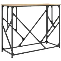 vidaXL Table console chêne sonoma 100x40x80 cm bois d'ingénierie