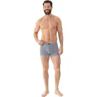 Mey Boxers 'Blue Geo' bleu / blanc