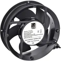 TRU COMPONENTS TC-NA1725 Axiallüfter 230 V/AC 336 m³/h (L x B x H) 172 x 172 x 5 (172 mm, 1x), Ventilateur PC, Noir