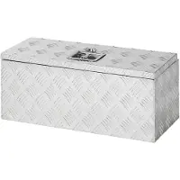 Pricenet Coffre à outils en aluminium pour remorque 600 x 250 x 250 mm