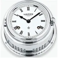 Wempe - CW360001 - Horloge à verre - 150mm - laiton chromé - chiffres romains - BREMEN II