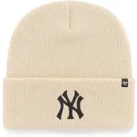 47 Mlb New York Yankees Haymaker Beanie Beige Homme