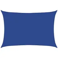 vidaXL Voile d'ombrage 160 g/m² rectangulaire bleu 3,5x5 m PEHD