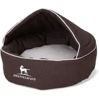 Knuffelwuff Abri douillet Pumbaa Velour M, Ø 55 cm, brun (Chien)
