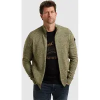 PME Legend Pull-over 'Cardigan with zipper closure' vert