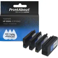 PrintAbout Cartouche compatible pour HP 950/951XL (C2P43AE) - 4 couleurs - Grande capacité - Multipack