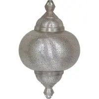 Safaary Applique Orientale Argent Paya 32 x 18 x 52cm