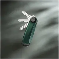 OrbitKey Hommes, Porte-clés, - Key Organiser Matte Leather - Forest, Vert