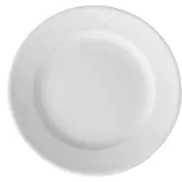 Hendi Assiette ronde plate en porcelaine | 32 cm (6 pièces)